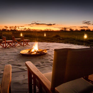 safari campfire